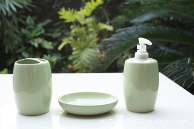 福建省德化縣利源陶瓷 精制衛浴三件套6148，點亮家居藝術生活